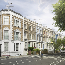 3D visualization Lancaster Road W11 and St. Marks Road W11 London