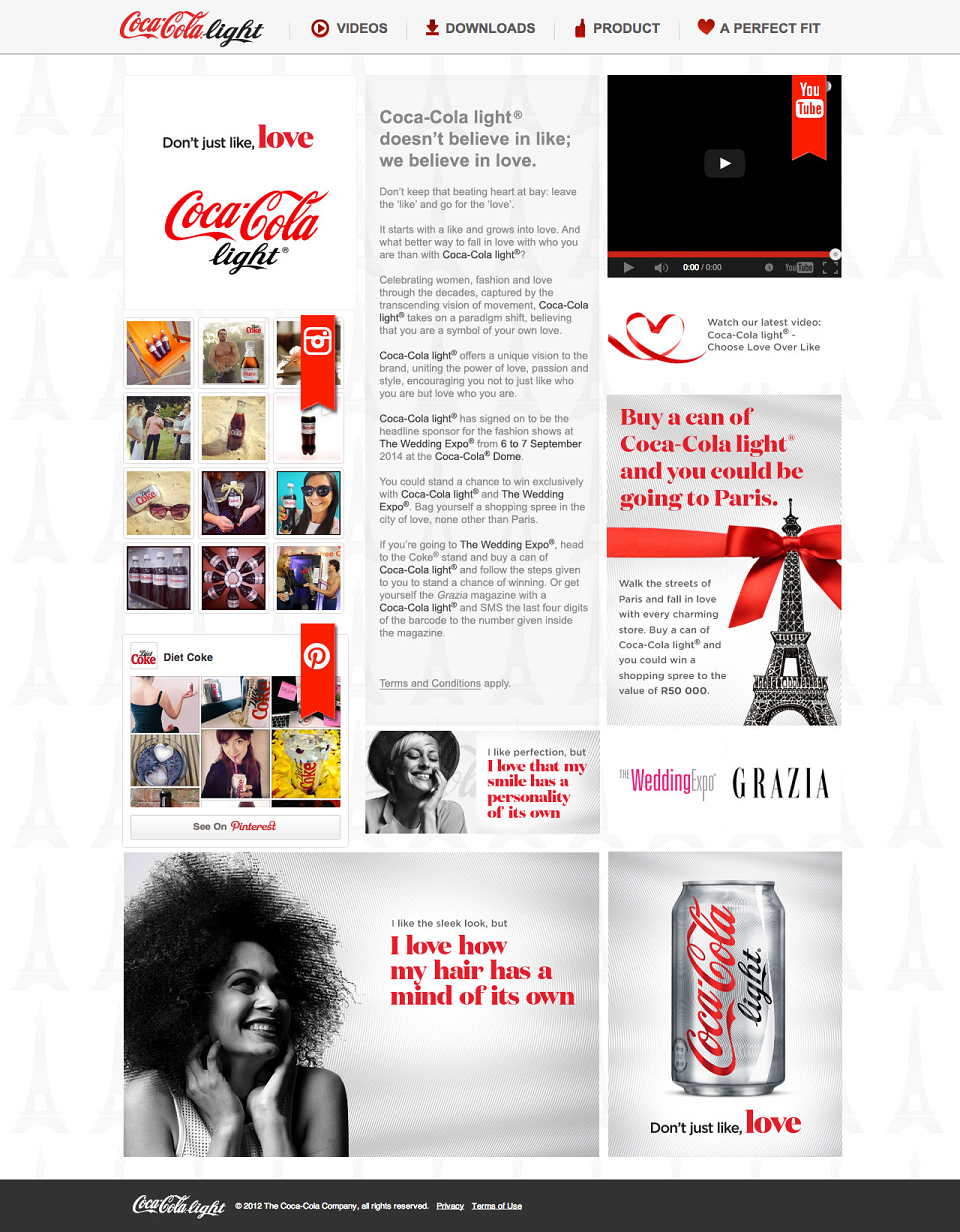 Coca-Cola Light Love by Lucia Fernandes for Coca-Cola
