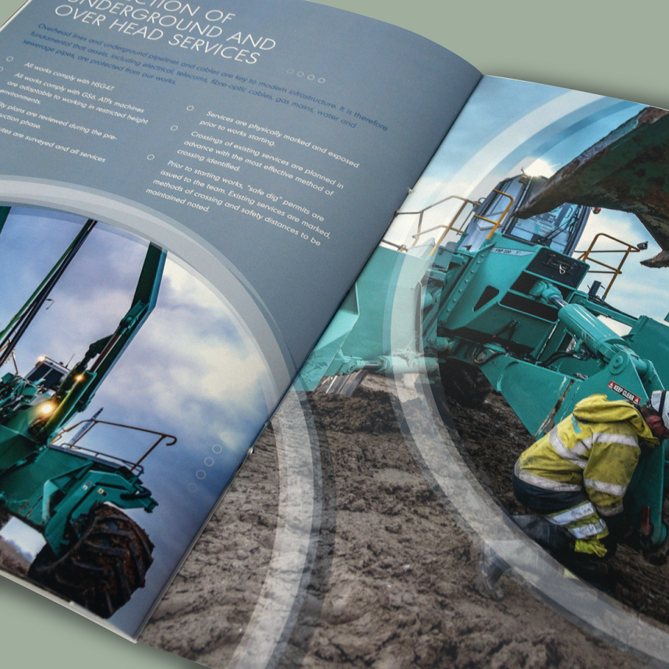 ATP Cable Plough Brochure by Rachel Gladstone for ATP Cable Plough