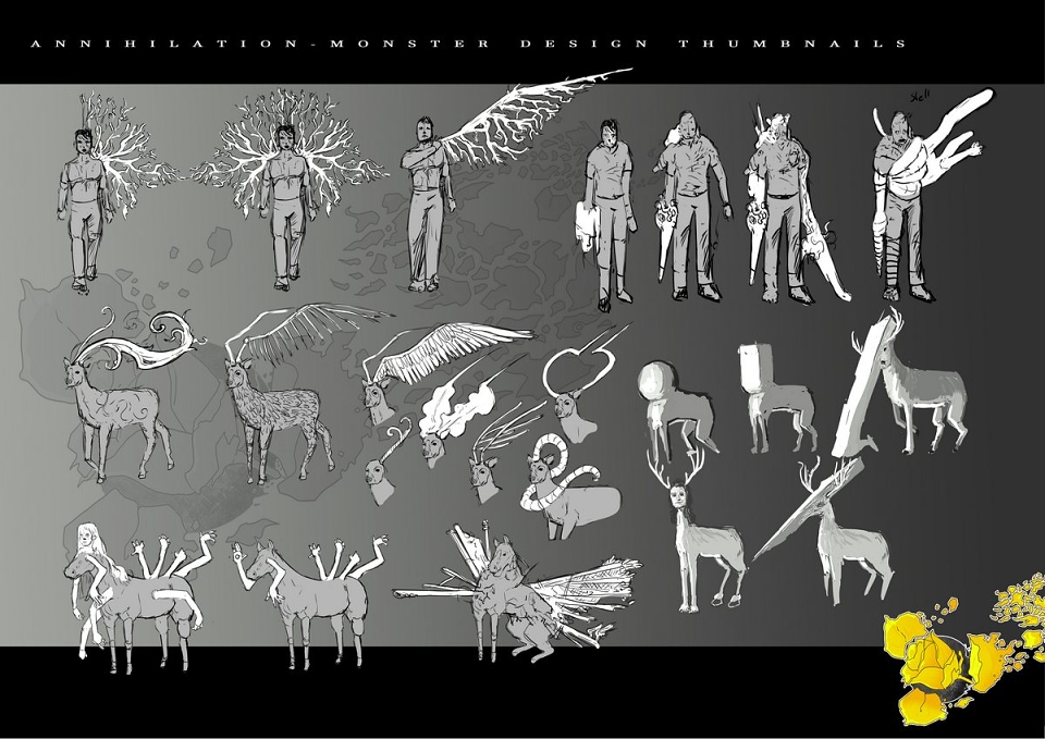 Annihilation Concept Art (Multiple Pages) by Robert MacIver