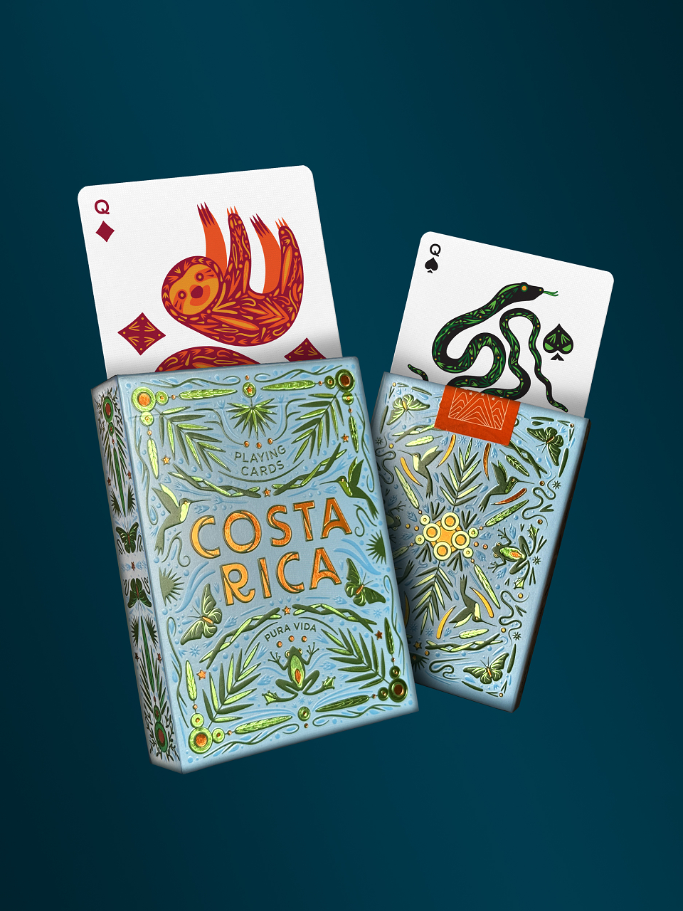 Costa Rica Playing Cards by Xavier Segers for Zona Tropical