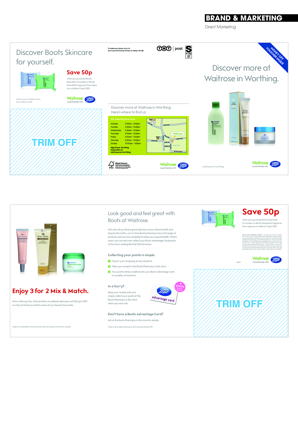 BOOTS DIRECT MAIL CAMPAIGN by Charlotte 