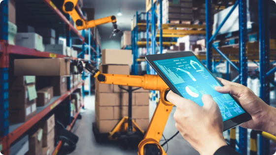 Warehouse automation machinery
