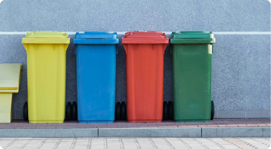 Recycling bins