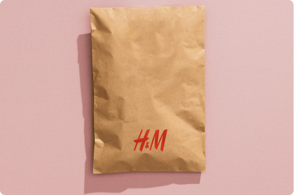 H&M paper mailing bag