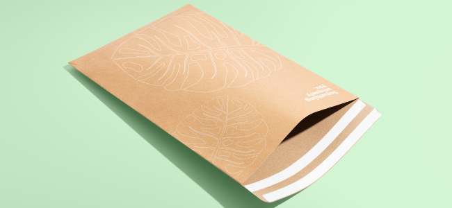Custom paper mailing bag