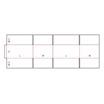 FEFCO 0201 flat die-line