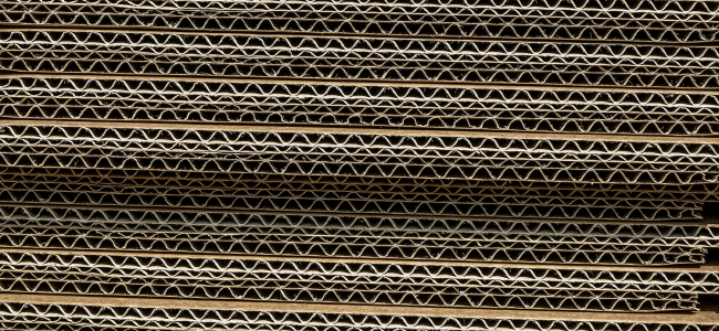 Corrugated cardboard