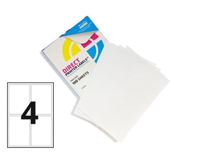 4 labels per sheet round corner labels 100 sheets