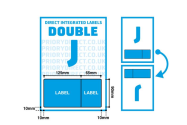 Double Integrated Label - Style J