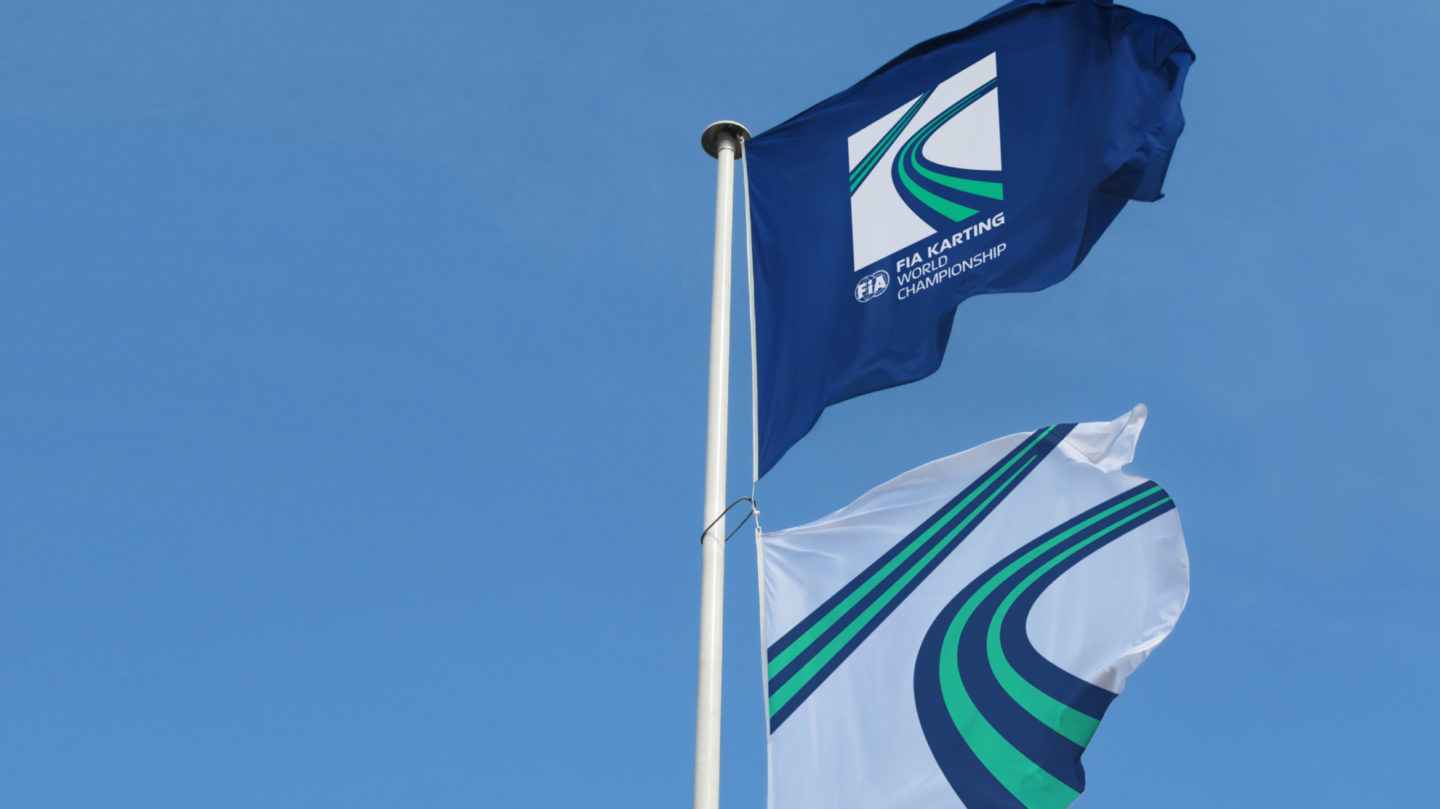 Interstate fia karting identity flag