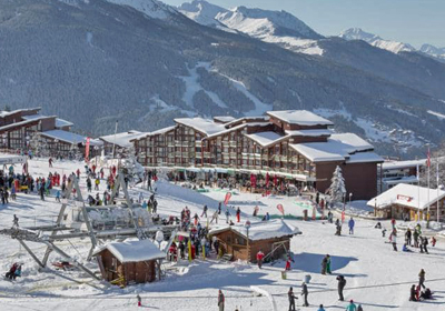 The Skiing, Les Arcs, France