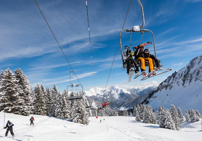 The Skiing, St. Jean d'Aulps, France