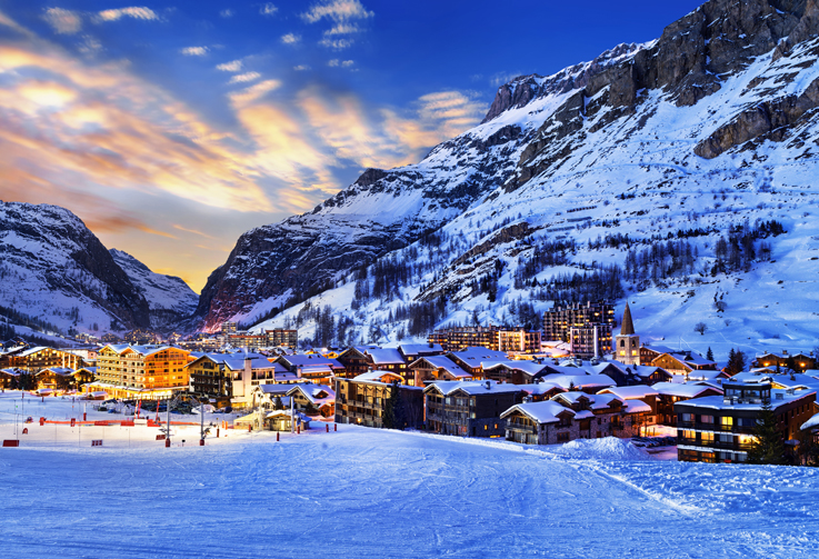 Val d'Isere und Tignes, Frankreich