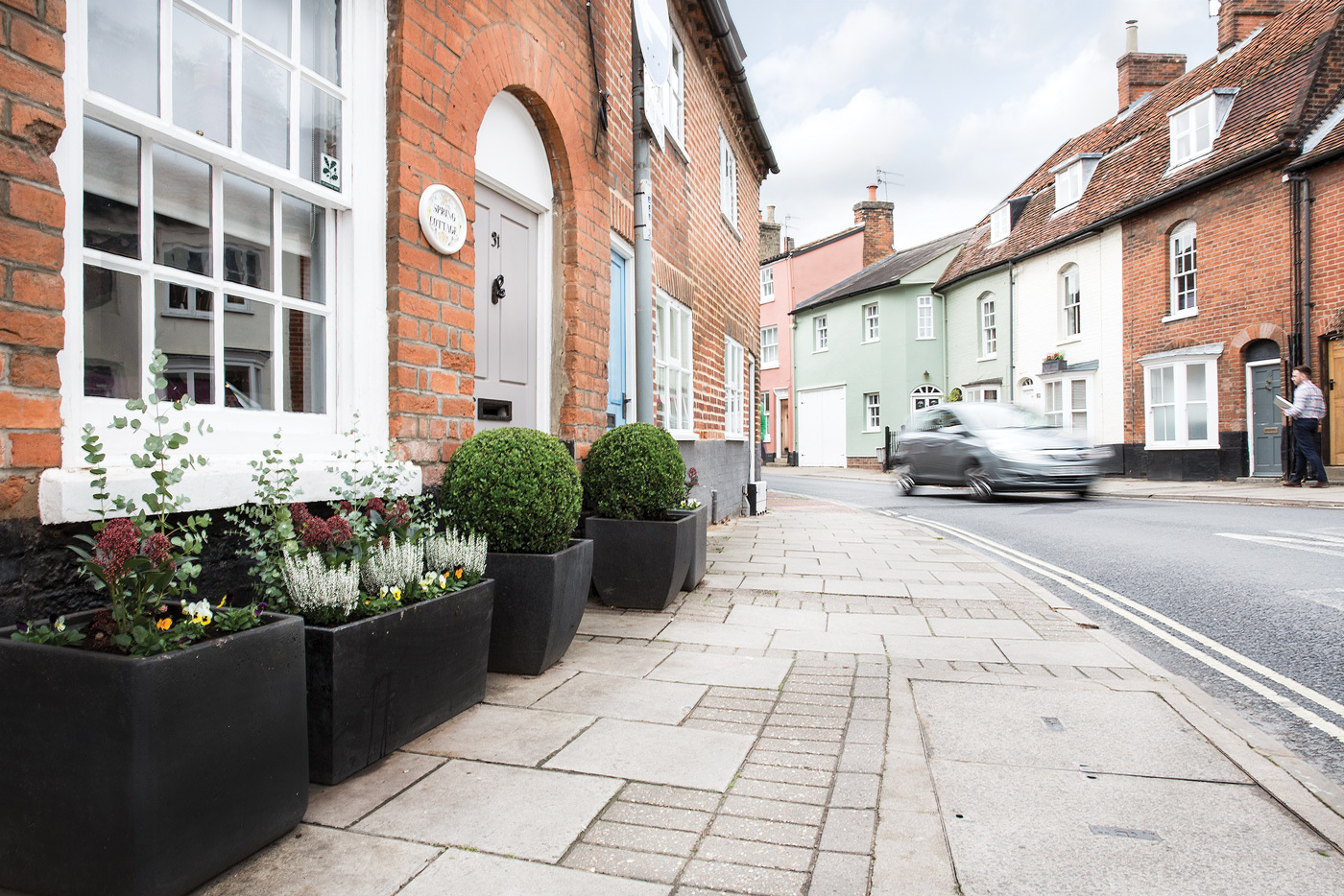 Stunning row of properties in Woodbridge