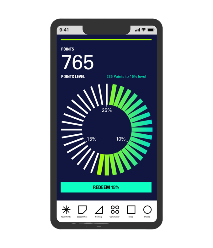 Le Col Cycling Club member dashboard