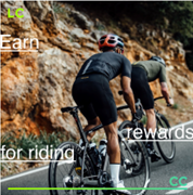 Earn rewards for riding screen