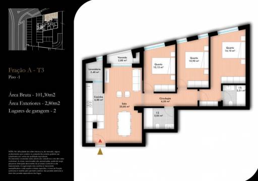 Apartamento T3 em Oliveira do Bairro - Foral Residence