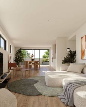 New 1-bedroom apartment with terrace (37.02 m²) in the center of Gaia - Park Square development