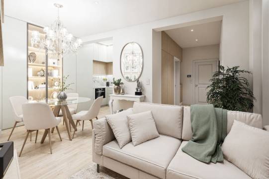 APARTAMENTO T1  com terraço novo, Situado no Bairro Novo, junto à praia