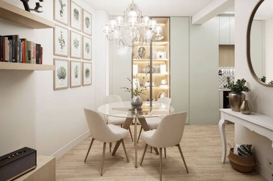 APARTAMENTO T1  com terraço novo, Situado no Bairro Novo, junto à praia