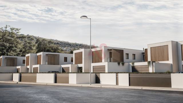 Moradia T3 em construção no empreendimento Residências Outeiro Park em Regilde, Felgueiras