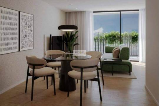 Apartamento T2 com varanda em empreendimento novo a Arca de água