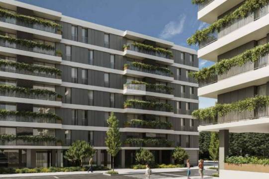 Apartamento T2 com varanda em empreendimento novo a Arca de água