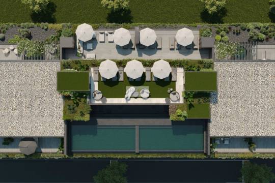 Apartamento T4 com varanda e 3 suites em condomínio privado com piscina