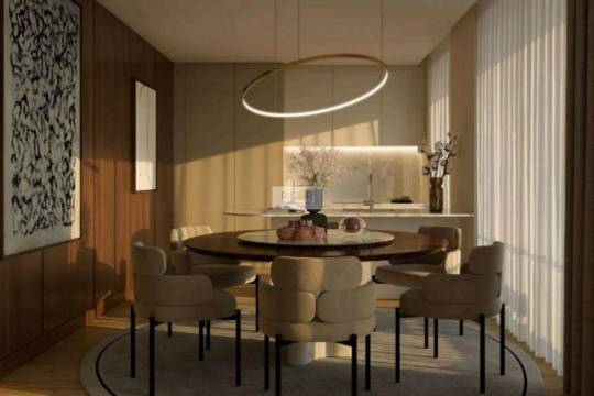 Apartamento T3 com jardim em construção à Boavista