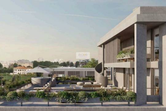 Apartamento T3 com jardim em construção à Boavista