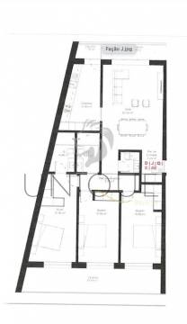 Apartamento T3 em construção em Esgueira