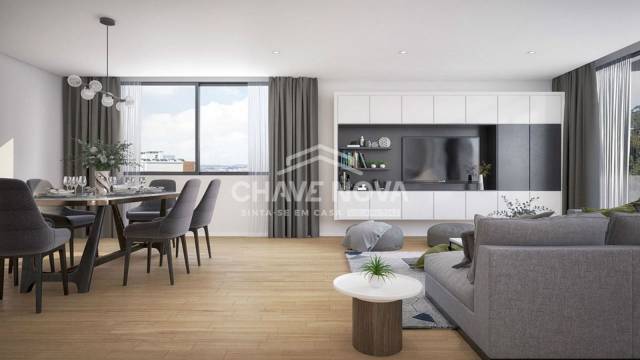 Apartamento T2 Novo c/ Varanda e Garagem em Mafamude (Quinta de Cravel)