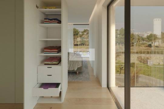 Apartamento T2 novo com varanda à seca do bacalhau