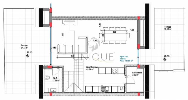Apartamento T2 Implex em construção