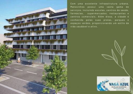 Apartamento T2 Kit com Terraço à Câmara de  Matosinhos - Venda em Projeto
