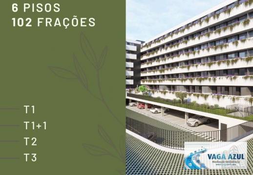 Apartamento T2 Kit com Terraço à Câmara de  Matosinhos - Venda em Projeto