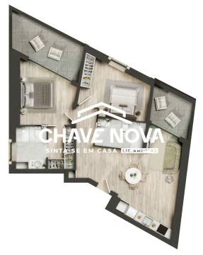 Apartamento t2 c/ dois terraços em condomínio privado para venda em Ovar - 249.900€