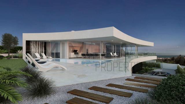 Moradias de Luxo T4 em construção com vista mar na Praia da Luz, Lagos