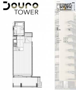 Newly Furnished Studio Apartment with River Views in Santa Marinha (VL8)