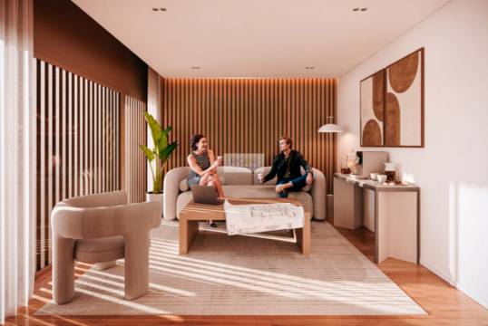 Apartamento T0 com terraço no centro de Matosinhos
