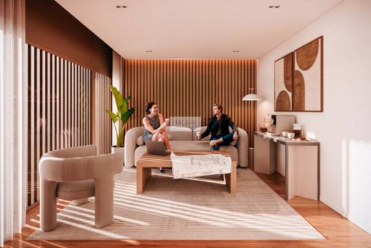 Apartamento T1+1 com terraço no centro de Matosinhos