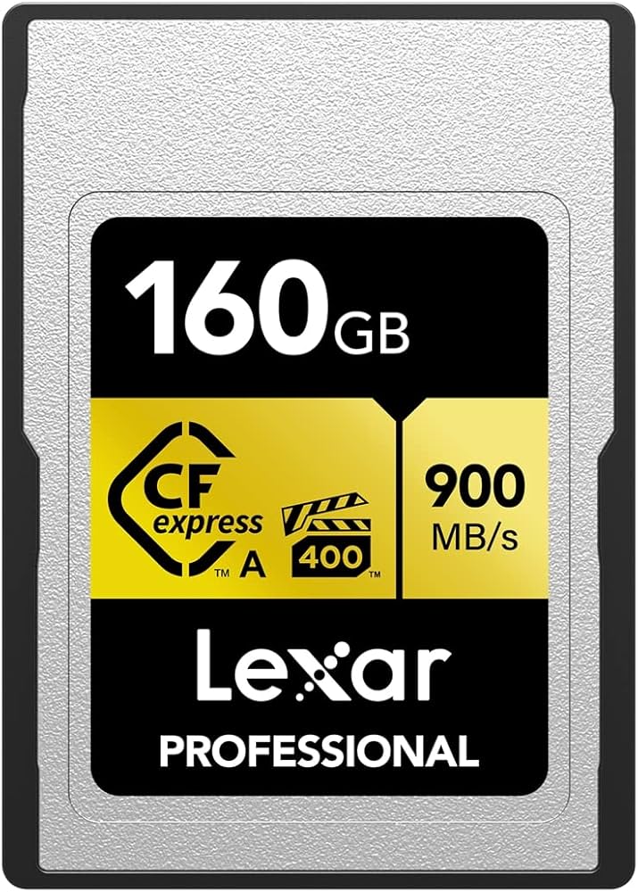Lexar Professional 160GB CFexpress Type A Gold Series Memory Card