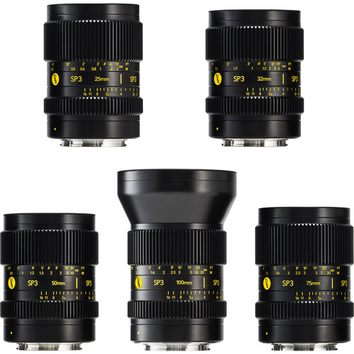 Cooke SP3 Prime 5-Lens set - E-Mount