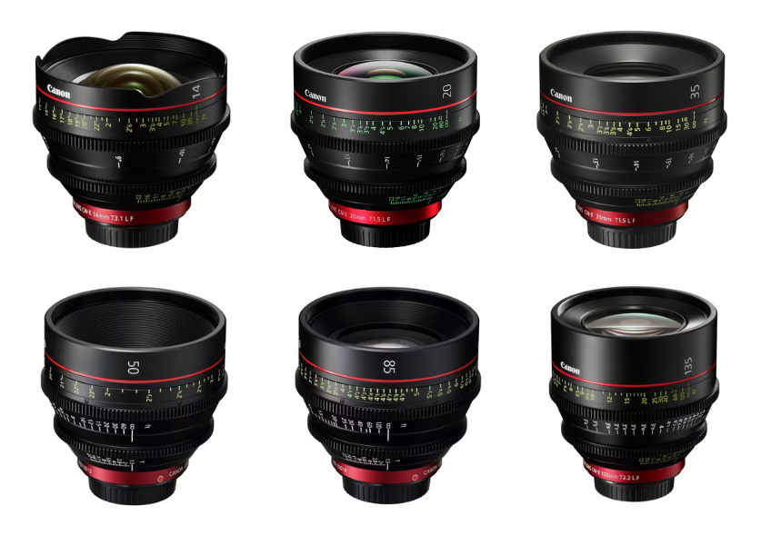 Canon CN-E Prime Set (FF) - EF Mount