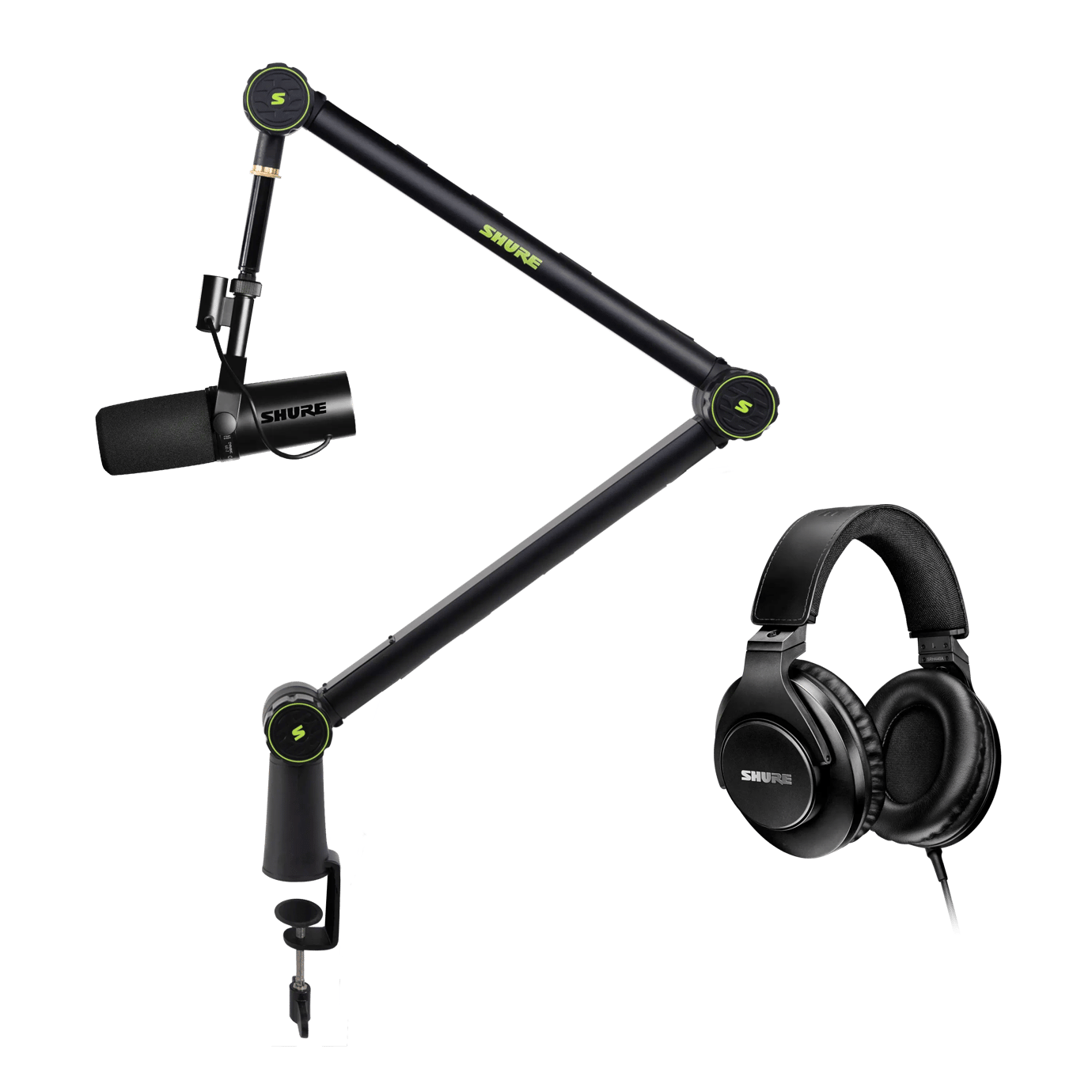 Zoom L-12 & 4x Shure SM7dB Podcasting Kit