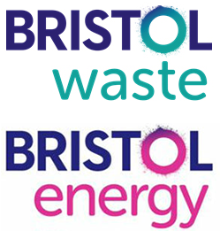 Bristol Waste and Bristol Energy logos