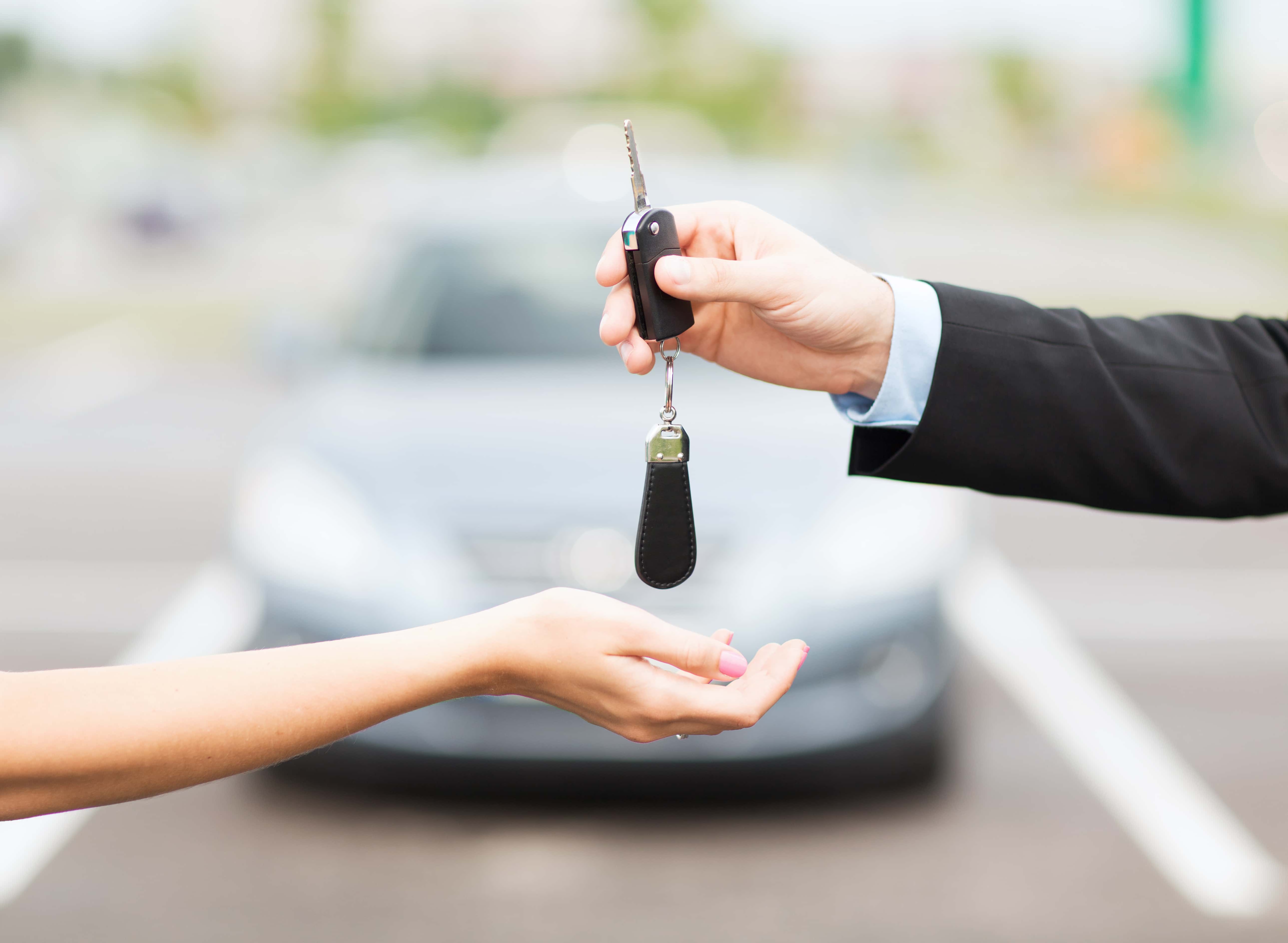 Handing over keys