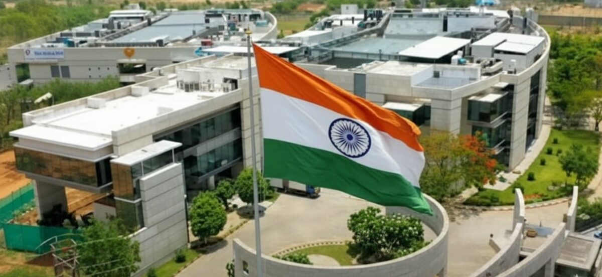 Scientists working in a biotechnology laboratory in India’s growing life sciences sector