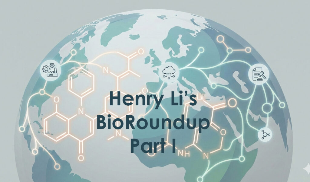 Global life sciences ecosystem showing drug development, policy and manufacturing